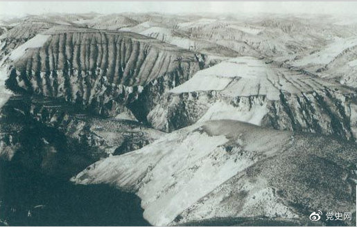 1947年4月14日，西北野戰兵團取得了羊馬河戰役的勝利。圖為羊馬河戰役戰場(chǎng)。